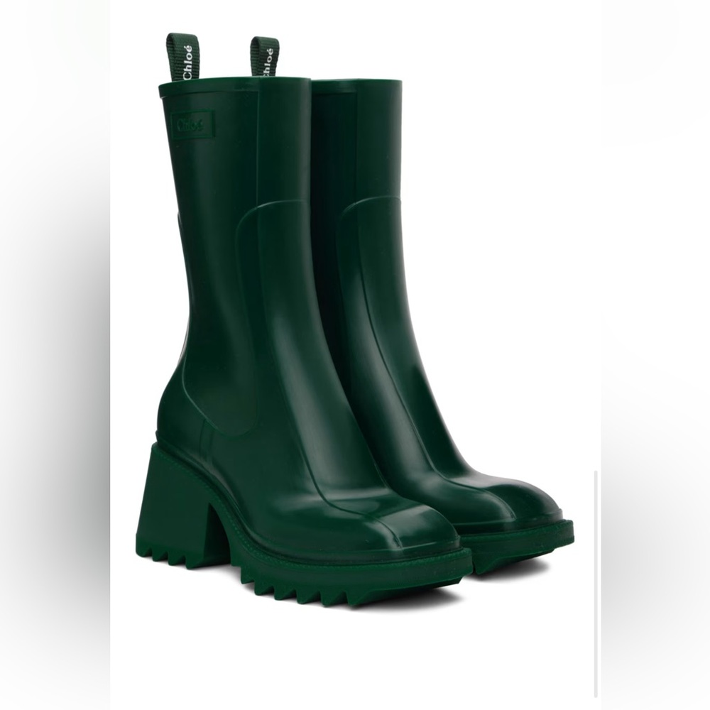 Chloe green Betty boots